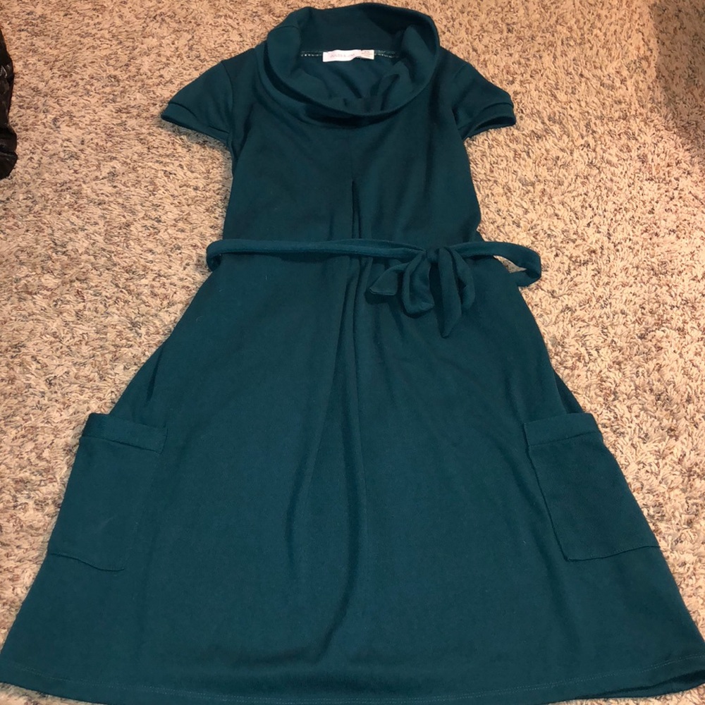 Jules & Jim Maternity Cowl Neck Sweater Dress - M